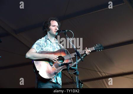 June 22, 2019 - MANDOLIN ORANGE duo of ANDREW MARLIN and EMILY FRANTZ   comes to Williamsburg Live presented by the Virginia Arts Festival in Williamsburg, Virginia on 22 JUNE 2019. Â© Jeff Moore 2019 (Credit Image: © Jeff Moore/ZUMA Wire) Stock Photo