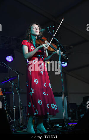 June 22, 2019 - MANDOLIN ORANGE duo of ANDREW MARLIN and EMILY FRANTZ   comes to Williamsburg Live presented by the Virginia Arts Festival in Williamsburg, Virginia on 22 JUNE 2019. Â© Jeff Moore 2019 (Credit Image: © Jeff Moore/ZUMA Wire) Stock Photo