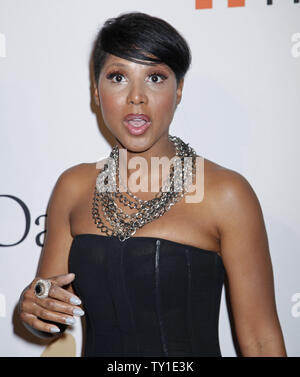 Toni Braxton arrives on the red carpet before the annual Clive Davis Pre-Grammy Gala in Beverly Hills, California on January 30, 2010.   (UPI/David Silpa) Stock Photo