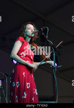 June 22, 2019 - MANDOLIN ORANGE duo of ANDREW MARLIN and EMILY FRANTZ   comes to Williamsburg Live presented by the Virginia Arts Festival in Williamsburg, Virginia on 22 JUNE 2019. Â© Jeff Moore 2019 (Credit Image: © Jeff Moore/ZUMA Wire) Stock Photo