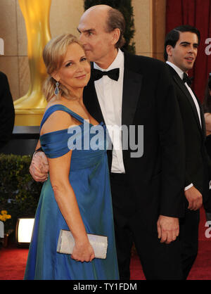 Singer James Taylor and his wife Kim Smedvig arrive on the red carpet at the 82nd Academy Awards in Hollywood on March 7, 2010.   UPI/Jim Ruymen Stock Photo