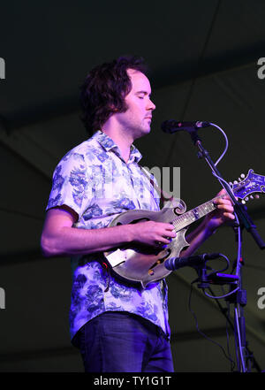 June 22, 2019 - MANDOLIN ORANGE duo of ANDREW MARLIN and EMILY FRANTZ   comes to Williamsburg Live presented by the Virginia Arts Festival in Williamsburg, Virginia on 22 JUNE 2019. Â© Jeff Moore 2019 (Credit Image: © Jeff Moore/ZUMA Wire) Stock Photo