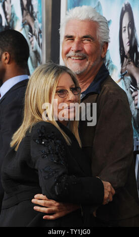 James Brolin and Barbra Streisand attend the premiere of the motion picture western thriller 'Jonah Hex', at the Arclight Cinerama Dome in the Hollywood section of Los Angeles on June 17, 2010.   UPI/Jim Ruymen Stock Photo