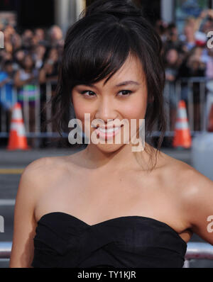 Cast member Ellen Wong attends the premiere of the motion picture romantic comedy fantasy 'Scott Pilgrim vs. the World' at  Grauman's Chinese Theatre in the Hollywood section of Los Angeles on July 27, 2010.   UPI/Jim Ruymen Stock Photo