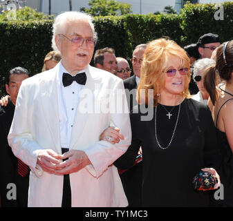 Actress Ann Margret and her husband Roger Smith arrive at the Creative Arts Emmy Awards in Los Angeles on August 21, 2010.     UPI/Jim Ruymen Stock Photo
