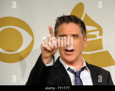 Television talk show host Craig Ferguson appears backstage during The Grammy Nominations Concert Live - Countdown to the Music's Biggest Night event at Club Nokia in Los Angeles on December 1, 2010. The 53rd annual Grammy Awards will be presented February 13, 2011 in Los Angeles.  UPI/Jim Ruymen Stock Photo