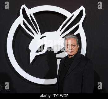 Edward James Olmos, a cast member in the motion picture crime thriller 'The Green Hornet', attends the premiere of the film at Grauman's Chinese Theatre in the Hollywood section of Los Angeles on January 10, 2011. UPI/Jim Ruymen Stock Photo