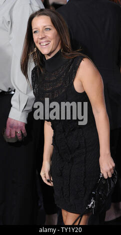 Justin Beiber's mother Pattie Mallette arrives at the premiere of the 3D motion picture documentary 'Justin Bieber: Never Say Never' at Nokia Theatre in Los Angeles on February 8, 2011.  UPI/Jim Ruymen Stock Photo