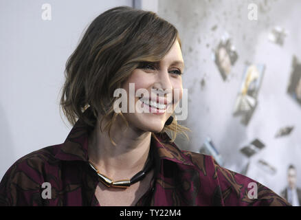 Cast member Vera Farmiga attends the premiere of the film 'Source Code' at the Arclight Theatre in the Hollywood section of Los Angeles on March 28, 2011.      UPI/Phil McCarten Stock Photo