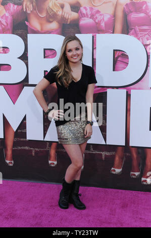 Mia Rose Frampton The Premiere of 'Bridesmaids' held at Mann Village