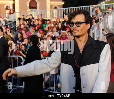 Actor Johnny Depp, a cast member in the motion picture crime thriller