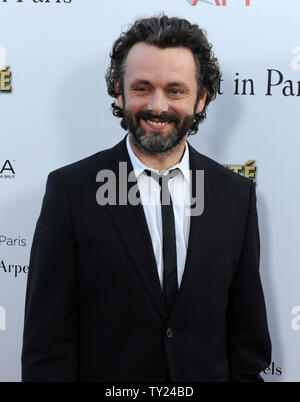Actor Michael Sheen, a cast member in the motion picture romantic comedy 'Midnight In Paris', attends the premiere of the film at the Academy of Motion Picture Arts & Sciences in Beverly Hills, California on May 18, 2011.   UPI/Jim Ruymen Stock Photo