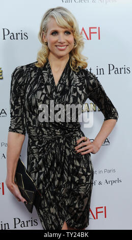 Actress Lucy Punch attends the premiere of the motion picture romantic comedy 'Midnight In Paris', at the Academy of Motion Picture Arts & Sciences in Beverly Hills, California on May 18, 2011.   UPI/Jim Ruymen Stock Photo