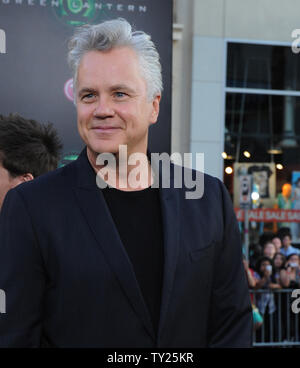 Tim Robbins, a cast member in the motion picture sci-fi thriller 'Green Lantern', attends the  premiere of the film at Grauman's Chinese Theatre in the Hollywood section of Los Angeles on June 15, 2011.  UPI/Jim Ruymen Stock Photo