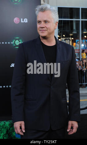 Tim Robbins, a cast member in the motion picture sci-fi thriller 'Green Lantern', attends the  premiere of the film at Grauman's Chinese Theatre in the Hollywood section of Los Angeles on June 15, 2011.  UPI/Jim Ruymen Stock Photo