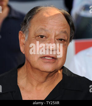 Cheech Marin, a cast member in the the animated motion picture comedy 'Cars 2', attends the premiere of the film at the El Capitan Theatre in the Hollywood section of Los Angeles on June 18, 2011.  UPI/Jim Ruymen Stock Photo