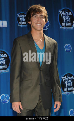 Actor Vincent Martella, the voice of Phineas in the animated comedy ...