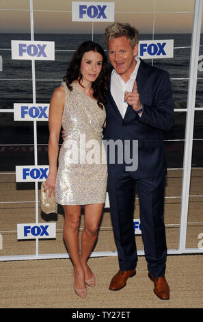 British celebrity chef Godon Ramsay and his wife Tana arrive for the