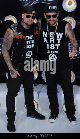 Good Charlotte Arrive For The Mtv Video Music Awards At The American Airlines Arena In Miami Florida United States Stock Photo Alamy