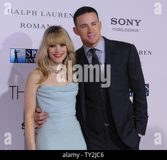 Rachel McAdams and Channing Tatum, cast members in the motion picture romantic drama 'The Vow', attend the premiere of the film at Grauman's Chinese Theatre in the Hollywood section of Los Angeles, on February 6, 2012.  UPI/Jim Ruymen Stock Photo