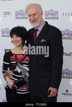 Actor James Cromwell and his wife Anne Ulvestad arrives at the Film Independent Spirit Awards in Santa Monica, California on February 25, 2012.  UPI/Jim Ruymen Stock Photo