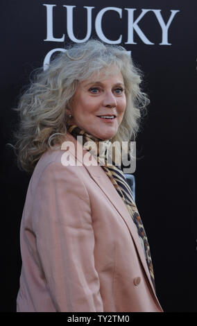 Blythe Danner, a cast member in the motion picture drama 'The Lucky One', attends the premiere of the film at Grauman's Chinese Theatre in the Hollywood section of Los Angeles on April 16, 2012.   UPI/Jim Ruymen Stock Photo