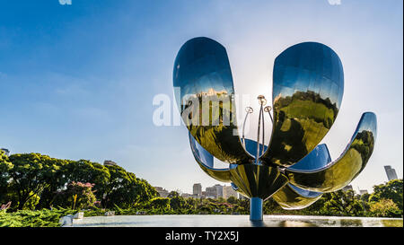 BUENOS AIRES, ARGENTINA - March 17, 2016: Floralis generica monument Stock Photo