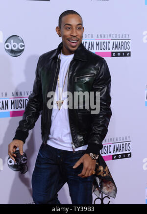 Rapper Chris 'Ludacris' Bridges arrives at the 40th Annual American Music Awards in Los Angeles on November 18, 2012.  UPI/Jim Ruymen Stock Photo