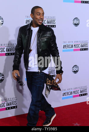 Rapper Chris 'Ludacris' Bridges arrives at the 40th Annual American Music Awards in Los Angeles on November 18, 2012.  UPI/Jim Ruymen Stock Photo