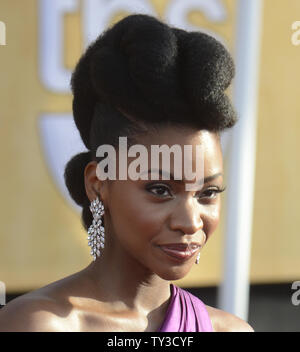 Actress Teyonah Parris arrives at the 19th Annual Screen Actors Guild ...