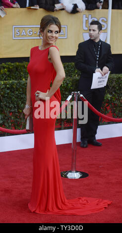 TV personality Maria Menounos arrives for the 19th Annual SAG Awards held at the Shrine Auditorium in Los Angeles on on January 27, 2013.   UPI/Phil McCarten Stock Photo