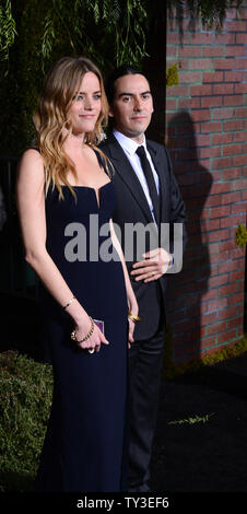 Composer Dhani Harrison and his wife Sola Harrison attend the premiere of the motion picture romance drama 'Beautiful Creatures', at TCL Chinese Theatre in the Hollywood section of Los Angeles on February 6, 2013.  UPI/Jim Ruymen Stock Photo