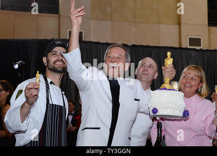 Celebrity Chef Wolfgang Puck arrives on the red carpet at the 85th Academy Awards at the Hollywood and Highlands Center in the Hollywood section of Los Angeles on February 24, 2013. UPI/Jim Ruymen Stock Photo