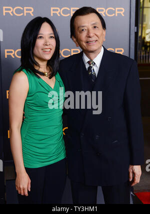 Actor James Hong and his daughter April Hong attend the premiere of the motion picture thriller 'Phantom', at TCL Chinese Theater in the Hollywood section of Los Angeles on February 27, 2013.  UPI/Jim Ruymen Stock Photo