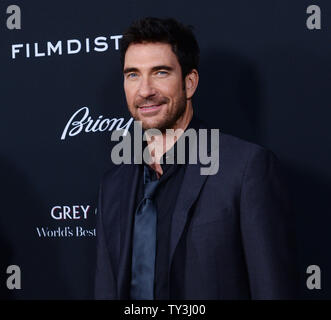 Dylan McDermott, a cast member in the motion picture thriller 'Olympus Has Fallen', attend the premiere of the film at the ArcLight Cinerama Dome in the Hollywood section of Los Angeles on March 18, 2013. In a national security thriller, Antoine Fuqua directs an all-star cast featuring Gerard Butler, Morgan Freeman, Angela Bassett, Melissa Leo, Ashley Judd and Rick Yune. UPI/Jim Ruymen Stock Photo