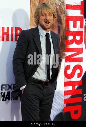 Actor Owen Wilson, a cast member in the motion picture comedy 'The Internship', attends the premiere of the film at the Regency Village Westwood Theatre in the Westwood section of Los Angeles on May 29, 2013.  UPI/Alex Gallardo Stock Photo