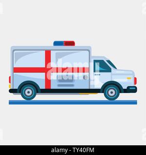 ambulance car vector illustration Stock Vector