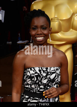 Actress Adepero Oduye arrives on the red carpet at the 86th Academy