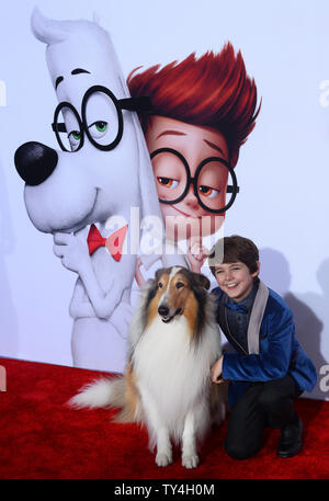 Cast member Patrick Warburton, the voice of Agamemnon in the animated  motion picture Mr. Peabody & Sherman attends the premiere of the film at  the Regency Village Theatre in the Westwood section