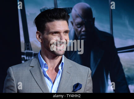Cast member  Frank Grillo attends the premiere of the sci-fi motion picture 'Captain America: The Winter Soldier' at the El CapitanTheatre in the Hollywood section of Los Angeles on March 13, 2014. Storyline: Steve Rogers struggles to embrace his role in the modern world and battles a new threat from old history: the Soviet agent known as the Winter Soldier.  UPI/Jim Ruymen Stock Photo