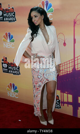 Singer Maya attends the I Heart Radio Music Awards at the Shrine