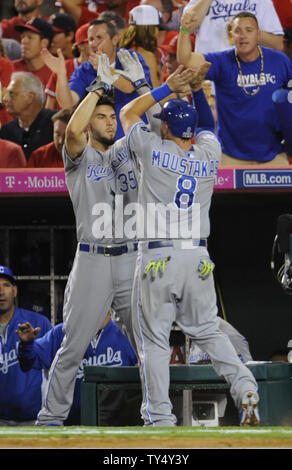 Mike moustakas angels hi-res stock photography and images - Alamy