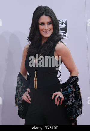 Actress Brittany Furlan arrives for the 42nd annual American Music Awards held at Nokia Theatre L.A. Live in Los Angeles on November 23, 2014.   UPI/Jim Ruymen Stock Photo