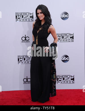 Actress Brittany Furlan arrives for the 42nd annual American Music Awards held at Nokia Theatre L.A. Live in Los Angeles on November 23, 2014.   UPI/Jim Ruymen Stock Photo