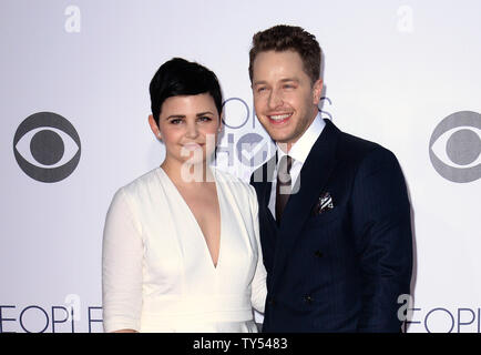 Actress Ginnifer Goodwin, left, and Josh Dallas attend the 41st annual People's Choice Awards at the Nokia Theatre in Los Angeles on January 7, 2015. Photo by Jim Ruymen/UPI Stock Photo