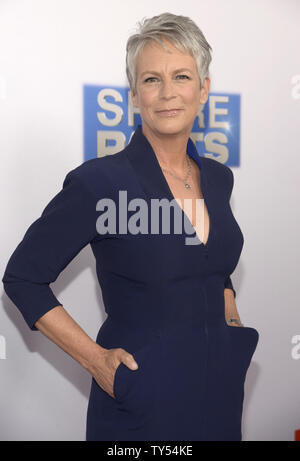 Cast member Jamie Lee Curtis attends the premiere of the film 'Spare Parts' at the Arclight Theatre in the Hollywood section of Los Angeles on January 8, 2015.      UPI/Phil McCarten Stock Photo