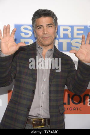 Cast member Esai Morales attends the premiere of the film 'Spare Parts' at the Arclight Theatre in the Hollywood section of Los Angeles on January 8, 2015.         Photo by Phil McCarten/UPI Stock Photo