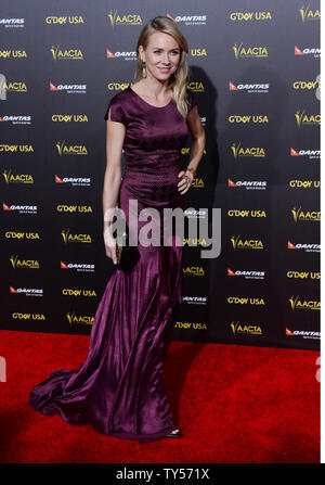Actress Naomi Watts attends the G'Day USA gala featuring the AACTA International Awards at the Hollywood Palladium in Los Angeles on January 31, 2015.  Photo by Jim Ruymen/UPI Stock Photo
