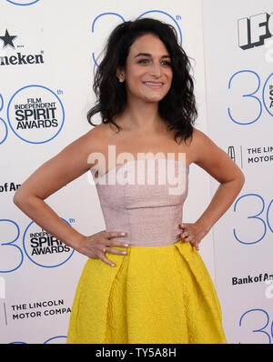 Actress Jenny Slate attends the 30th annual Film Independent Spirit Awards in Santa Monica, California on February 21, 2015. Photo by Jim Ruymen/UPI Stock Photo