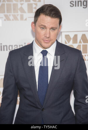 Cast member Channing Tatum attends the premiere of the film 'Magic Mike XXL' held at the TCL Chinese Theatre in the Hollywood section of Los Angeles on June 25, 2015.      Photo by Phil McCarten/UPI Stock Photo